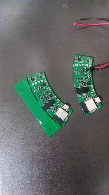 Client PCB assembled for testing